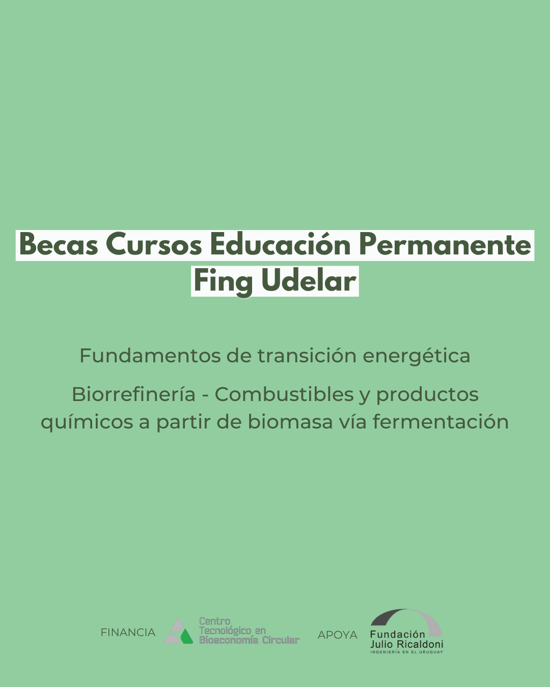 Becas cursos educacion permanente