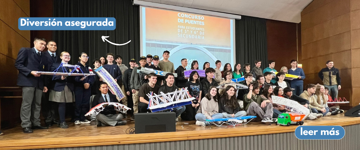Nueva edición del Concurso de Construcción de puentes con materiales no tradicionales para estudiantes de Secundaria