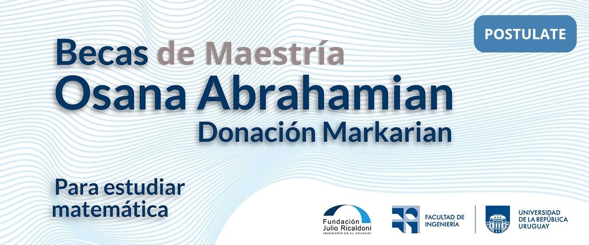 Becas para estudiar Maestrías en Matemática